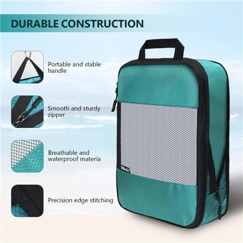 Compression Packing Cubes for Suitcases,5 Set Travel Essentials, Lightweight